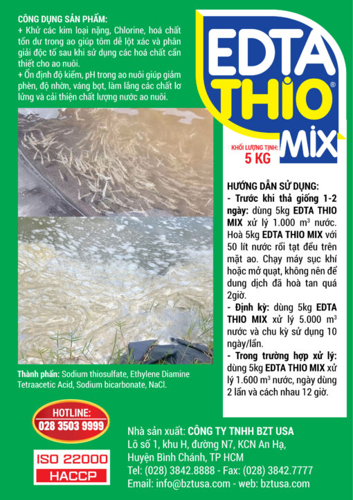 EDTA THIO MIX - Hình ảnh 2